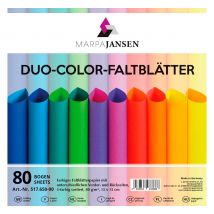Faltblätter "Duo-Color", Rainbow Colors