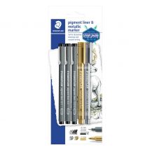 STAEDTLER Pigment Liner & Metallic Marker