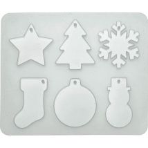 Silikon Gießform "Weihnachtsformen"