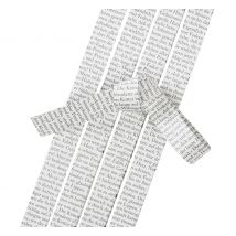 Papierstreifen "Buchtext"