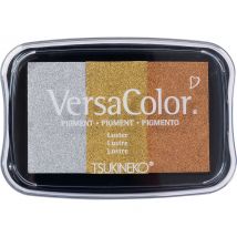 Stempelkissen Versacolor, 3 Farben sortiert, Gold