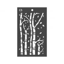 Schablone "Birch trees"