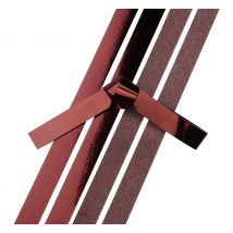 Papierstreifen "Glitter, Schokobraun"