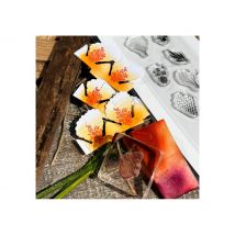 Silikonstempel für Faltblume "Malva"