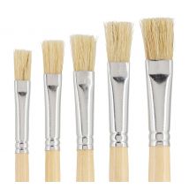 VBS Flachpinsel "NATURE", 5er-Set