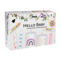 KREUL Candle Pen "Hello Baby" 6er-Set