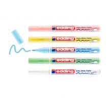 edding 751 Glanzlack-Marker Pastell, 5er-Set