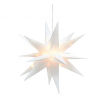 LED-3D Stern "Wega", Weiß