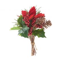 Weihnachtsarrangement mit Tanne