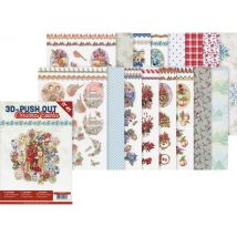 3D-Stanzbogenbuch "Christmas Baubles"