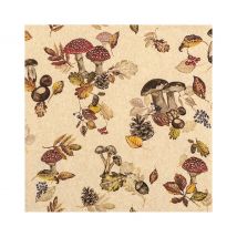 Serviette "Waldpilze Natur"