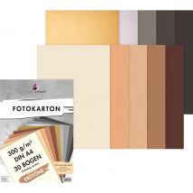 Fotokarton-Sortierung "Erdtöne"
