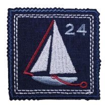 Pym Bügelapplikation"Segelboot"