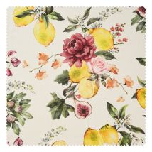 Baumwoll-Stoff "Lemon and Roses"