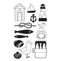 Silikonstempel "Marée Haute"