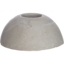 Stabkerzenhalter, grau