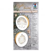 Lightboxes "Merry Christmas", 2er-Set