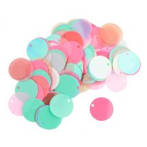 Pailletten Rund-Mix, Multicolor