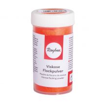 Viskose Flockpulver mit Streueinsatz, 8 g - Orange