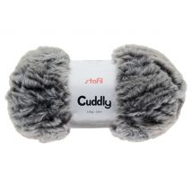 Wolle "Cuddly" - Schwarz-Melange