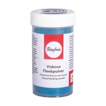 Viskose Flockpulver mit Streueinsatz, 8 g - Azurblau