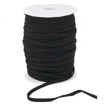 VBS Elastikband "5,8 mm", 50 m - Schwarz