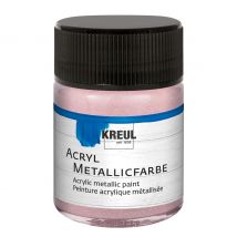 KREUL Acryl Metallicfarbe, 50 ml - Roségold
