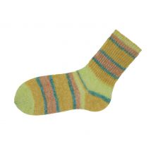 Gründl Hot Socks "Lago" - Jade/Mais/Zitronen/Blassgelb-Meliert