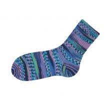 Gründl Hot Socks "Lazise" - Jeans/Schiefergrau/Lind/Seegrün/Flieder-Meliert