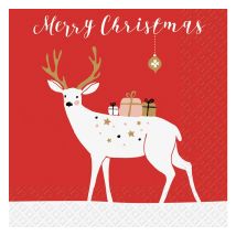 Serviette "Hirsch Kalle" - 5 Stück