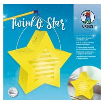 Laternen-Bastelset "Twinkle Star" - Gelb