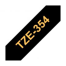 Brother P-touch Schriftband, 24 mm - Gold auf Schwarz