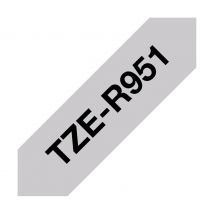 Brother P-touch Textil-Schriftband, 24 mm - Schwarz auf Silber