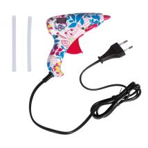Mini-Heißklebepistole "Flower Power", mit Kabel