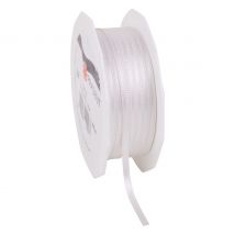 Satinband "Uni", 3 mm - Elfenbein