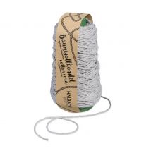 Baumwollkordel "2 mm" - Grau