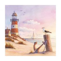 Serviette "Abendstimmung am Meer" - 20 Stück