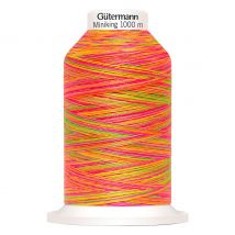 Gütermann Nähgarn Miniking Multicolor, No. 120 - 9878 Pink-Orange