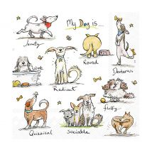 Serviette "Emotion Dogs" - 20 Stück