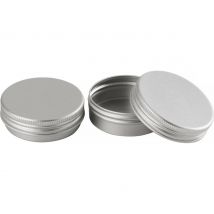 Aluminium Schraubdose - 10 ml, 2 Stück