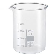 Mischbecher aus Glas mit Skala - 250 ml
