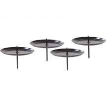 Kerzenhalter "Classic" mit Stecker - Schwarz