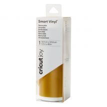 Cricut Joy Selbstklebende Vinylfolie - Matt "Smart Vinyl - Removable", 13,9 x 12 - Gold