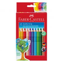 FABER-CASTELL Buntstifte "Jumbo Grip" - 12er-Set