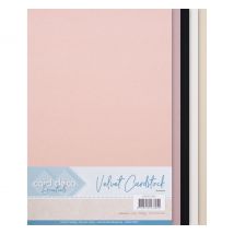 Samtpapier, selbstklebend - Naturtöne