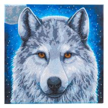 Diamond Painting "Crystal Art Kit", 30 x 30 cm - Moonlight