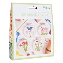 RHS Embroidery Kit - Butterfly and Flora