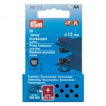 Prym Druckknöpfe Jersey, 12 mm, 20 Stück (de) - Marine