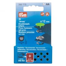 Prym Druckknöpfe Jersey, 12 mm, 20 Stück (de) - Hellgrün