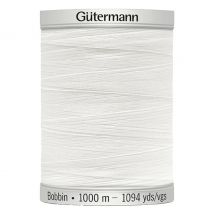 Gütermann Bobbin Untergarn, 1000 m - 1001 Weiß
